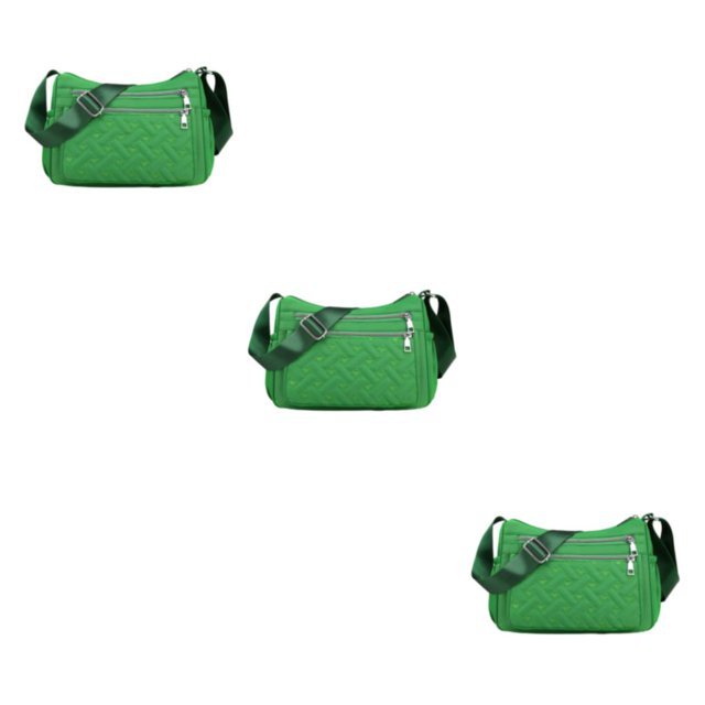 Maytalsory Crossbody Bag Premium For Multipurpose Large Capacity Polyester Messenger Bag Premiun Multiple Occations Gift green 3Set
