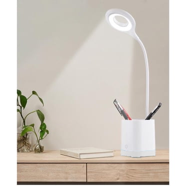 Daisyyozoid New Arrivals LED Smart Feel Dimming Bedside Table Lamp with Pen Holder, Student Eye Protection Study Lamp, Suitable for Bedrooms and Dormitories