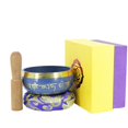thumbnail image 1 of Amdohai Blue Tibetan Singing Bowl Set with 10.5cm/4inch Handmade, 1 of 7