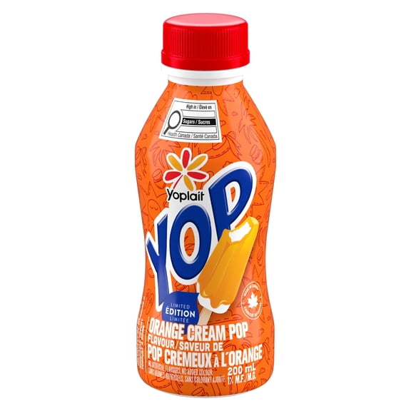 Yoplait Yop 1 % Yogourt à Boire, Édition Limitée, Collations pour enfants, 200ml