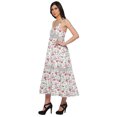 thumbnail image 2 of Moomaya Printed Sleeveless Long Maxi Dress Spaghetti Straps With Lace Trim, 2 of 6