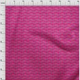 thumbnail image 3 of oneOone Silk Tabby Fabric Fish Block Decor Fabric Printed BTY 42 Inch Wide, 3 of 4