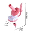 thumbnail image 3 of Birdeem Yarn Ball Winder, Electric Yarn Ball Winder Stepless Speed, Capacity Automatic Winder for Crocheting Knitting, Adjustable Strong Spring Tension Yarn Cake Spinner Roller Swift (Pink), 3 of 9