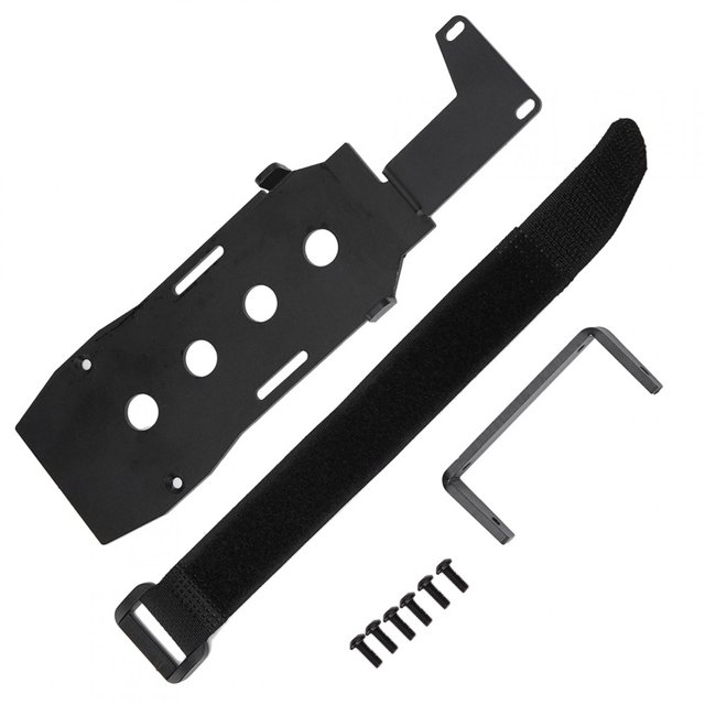 Haofy Battery Mount Plate Aluminium Alloy Battery Mount Plate With Fixed Tie For 1/10 RC Crawler Car TRX4