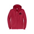 thumbnail image 1 of Gravity Outdoor Co. Zip-Up Hoodie - Red - Black Logo - Small, 1 of 2