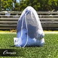 thumbnail image 3 of Champion Sports MB18RD Sac d'Équipement en Filet 12 x 18 Po, Rouge, 3 of 10