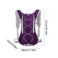 thumbnail image 2 of Jpxdew Cycling Backpack,2L Hydration Pack Reflective Safety,Lightweight Nylon Running Hiking Marathon Gear 11.4in, 2 of 6