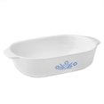 thumbnail image 1 of CorningWare™ French White® Cornflower Baker, 1 of 2