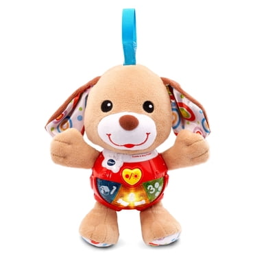 VTech Cuddle & Sing Puppy, Baby Plush Toy, English Version, 3+ months