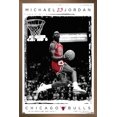 thumbnail image 1 of Michael Jordan - Dunk Wall Poster, 14.725" x 22.375" Framed, 1 of 4