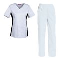 thumbnail image 1 of Women's Scrubs Set Scrub Top and Pants Scrubs Set, 1 of 3