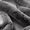 thumbnail image 5 of Bare Home Faux Fur Blanket - 47" x 60" - Ultra Soft Fleece - Throw, Variegated Gray, 5 of 5