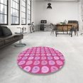 thumbnail image 4 of Ahgly Company Machine Washable Indoor Rectangle Transitional Violet Purple Area Rugs, 2' x 4', 4 of 7