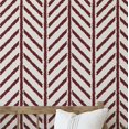 thumbnail image 1 of S4Sassy Peel and Stick Wall Covering, Geometric Stitch Print Removable Textured Vinyl Wall Wrap- Modern Mural, Brown Instant Wallpaper for Bedroom, Bathroom, Laundry Room, Closet Interior -25"x240", 1 of 8