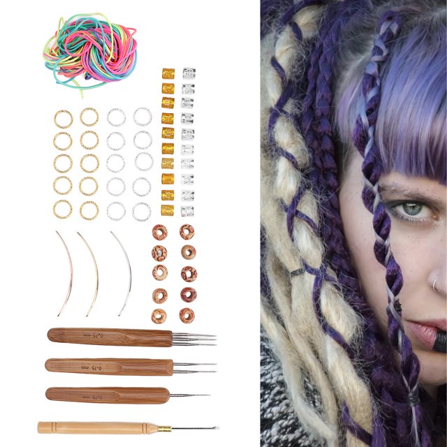 Dreadlock Accessories, Adjustable Dreadlocks Beads Needle Men Women Popular Metal Multifunction for Hair Extension for Dreadlocks