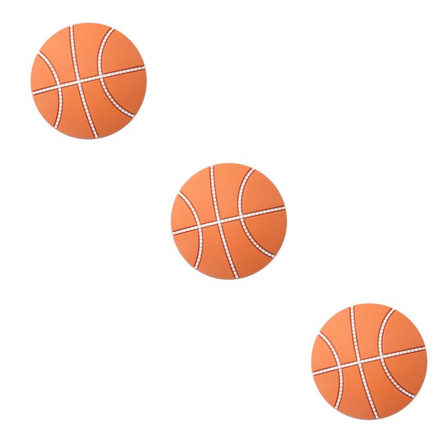 serony 4pcs Mute Door Rear Wall Crash Waterproof Anti-Collision Wall Crash Waterproof Pad Basketball Style 5cm orange 3Set