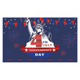 thumbnail image 1 of Independence Day Decoration, Independence Day Flag Polyester Hanging Cloth Background Banner Decoration 90*150Cm/35*59 Inches, Flags_ Banners & Accessories, 1 of 5