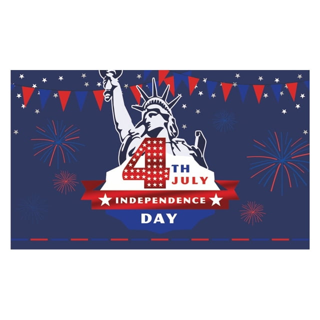 Independence Day Decoration, Independence Day Flag Polyester Hanging Cloth Background Banner Decoration 90*150Cm/35*59 Inches, Flags_ Banners & Accessories