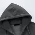 thumbnail image 4 of KIHOUT Men's Hoodies Jackets, Moisture Wicking & Breathable, Full Zip Solid Color Hooded Sweatshirt, 4 of 8
