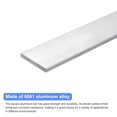 thumbnail image 3 of Unique Bargains Square Aluminum Flat Bar, 4 Pack 1/4' Thickness 2' Width 12' Length, 3 of 5