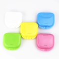 thumbnail image 3 of Fake Tooth Cleaning Case Leakproof Household Small Container Daily Sealed Dustproof Mouthguard Retainer Organizer Orthodontic Supplies Type1, 3 of 8