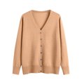 thumbnail image 4 of MeetoTime Women's Long Sleeve Lightweight Cardigans Open Front Button down Soft Knit Sweater Outwear, 4 of 7