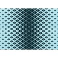 thumbnail image 1 of Ahgly Company Machine Washable Indoor Rectangle Transitional Medium Teal Green Area Rugs, 7' x 10', 1 of 7