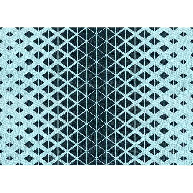 Ahgly Company Machine Washable Indoor Rectangle Transitional Medium Teal Green Area Rugs, 7' x 10'