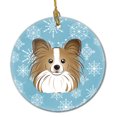 thumbnail image 1 of Carolines Treasures BB1682CO1 Snowflake Papillon Ceramic Ornament, 1 of 1