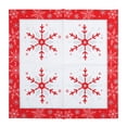 thumbnail image 3 of Christmas Red and White Snowflake Paper Luncheon Napkin, 13" x 13", 18 Count, Tableware Sets, Holiday Time, 3 of 5