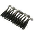 thumbnail image 2 of 12pcs 70mm / 2.9g T Queue Appât Mou PVC Paddle Queue Artificiel Doux vers Appât Pêche LureFlash Gris, 2 of 14