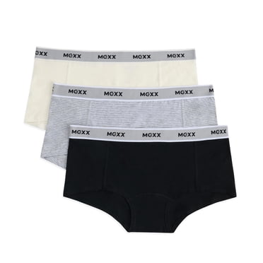 Paquet de 3 culottes hipster avec bande élastique à motif Mexx pour femmes
