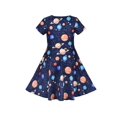 thumbnail image 2 of Girls Dress Astronomy Saturn Venus Solar System Short Sleeve 8 Years, 2 of 6
