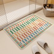 Meitianfacai Anti-slip Mat Bath Mat, Absorbent Bathroom Bath Mat Shower Rug Quick Drying Bath Mats Kitchen Entrance Doormats Home Floormat Bathtub Carpet