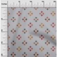 thumbnail image 1 of oneOone Organic Cotton Poplin Twill Fabric Geometric Line Ikat Print Fabric BTY 42 Inch Wide, 1 of 4
