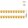 thumbnail image 1 of 20 Pcs/ensemble Couvre-Griffes pour Animaux, Ongles en Résine, Capuchon de Protection en Résine, Couvre-Griffes pour Manucure avec Colle, Fournitures pour Animaux, Cristal Or, TP, 1 of 7