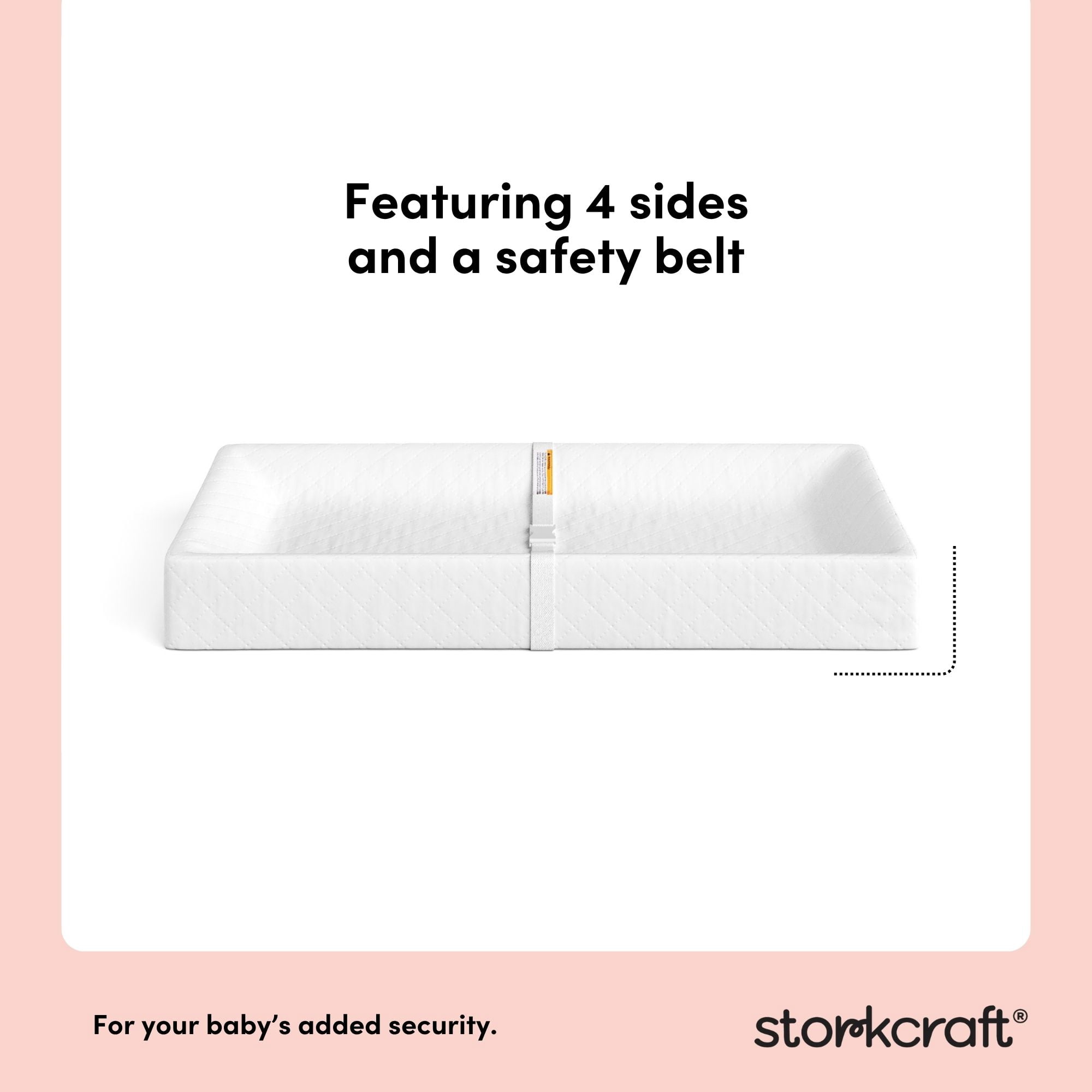Storkcraft Nest 4-Sided Contoured Changing Pad