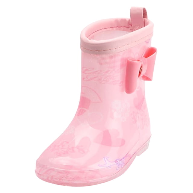 Kcodviy Toddler Rain Boots Rain Toddler Booties for Girls Boots Short Rain Boots Leopard Rain Boots Girls for Toddler Easy on Kids Animal Boots Lightweight