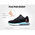 thumbnail image 2 of FitVille Men's Wide Walking Shoes For Flat Foot Plantar Fasciitis Heel Pain Relief, 2 of 6
