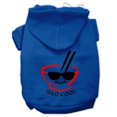 thumbnail image 1 of Miso Cool Screen Print Pet Hoodies Blue Size Xxl (18), 1 of 1