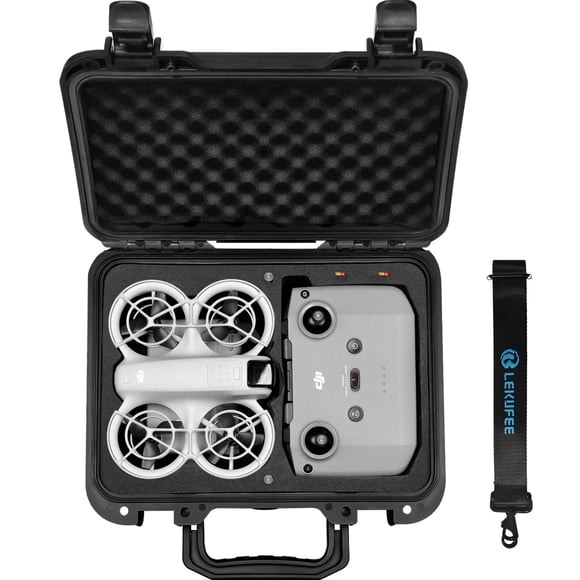 Lekufee Étui Rigide Portable et Étanche pour DJI Neo Drone, DJI Neo Fly More Combo, Télécommandes DJI RC-N3, RC-N2 et Accessoires (Étui Seulement)