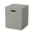 thumbnail image 4 of Millies 50000 BTU Outdoor Rectangle MgO Propane Fire Pit Table with Tank Holder - Light Gray, 4 of 8