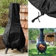 thumbnail image 1 of Housse Chiminea pour Patio Extérieur, Housse de Foyer Chiminea Résistante aux Intempéries, Noire, 1 of 9