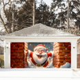 thumbnail image 3 of Bannière de Noël Festive pour Garage de Fête avec Couleurs Vives, Design Festif Parfait pour les Passionnés d'Auto, Garages à Domicile, Suspension Facile, Matériau Durable, 3 of 3