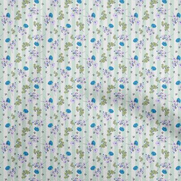 oneOone Silk Tabby Light Mint Green Fabric Floral Sewing Craft Projects Fabric Prints By Yard 42 Inch Wide