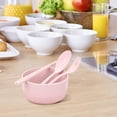 thumbnail image 5 of Reusable Utensils Set Plastic Portable Utensils Ramen Bowl Set Bowl Spoon Chopsticks and Fork Four-Piece Tableware Set, 5 of 5