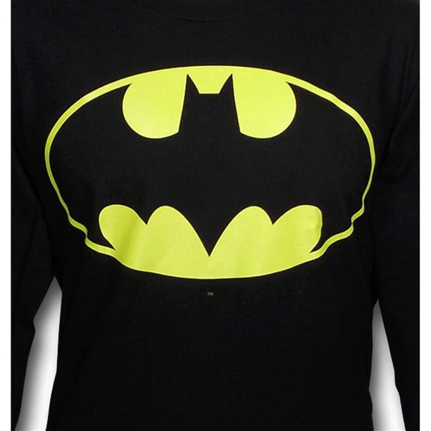 トップス  x Batman long Sleeve Batman Long-Sleeve Symbol T-Shirt-XLarge - Walmart.ca