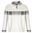 thumbnail image 4 of Birdeem Chemises pour Hommes Chemise Décontractée Imprimée à Manches Longues Col Rabattu Boutons T-Shirt Blouse Tops, 4 of 12