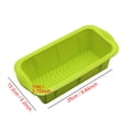thumbnail image 3 of AGIFERG Silicone Non-stick Bread Loaf Pan Baking Mold Rectangle, 3 of 3