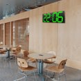 thumbnail image 2 of Clock, With Remote Control Electronic Clock, Corrosion-resistant Office For Home Green Digit EU Plug, 2 of 8